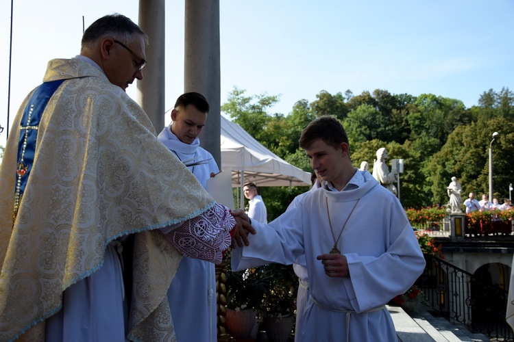 Błogosławieństwo ceremoniarzy w Limanowej