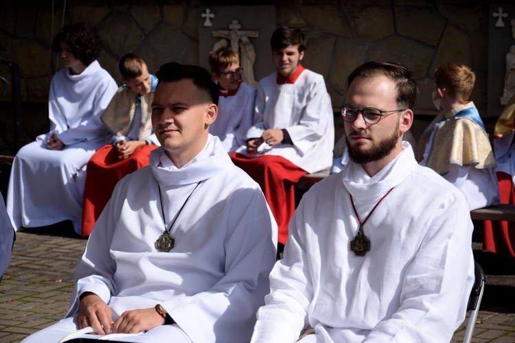 Błogosławieństwo ceremoniarzy w Limanowej