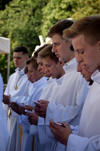 Błogosławieństwo ceremoniarzy w Limanowej