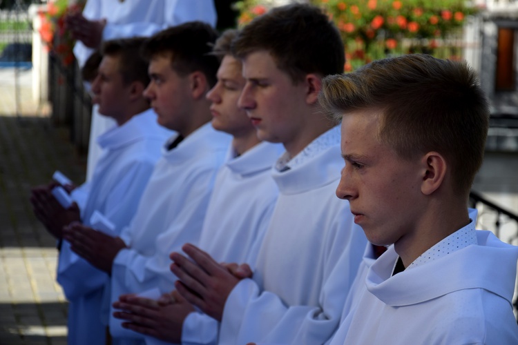 Błogosławieństwo ceremoniarzy w Limanowej