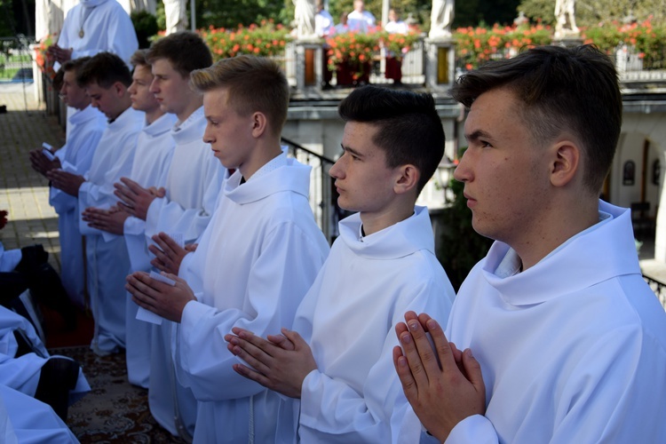 Błogosławieństwo ceremoniarzy w Limanowej