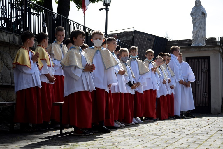 Błogosławieństwo ceremoniarzy w Limanowej