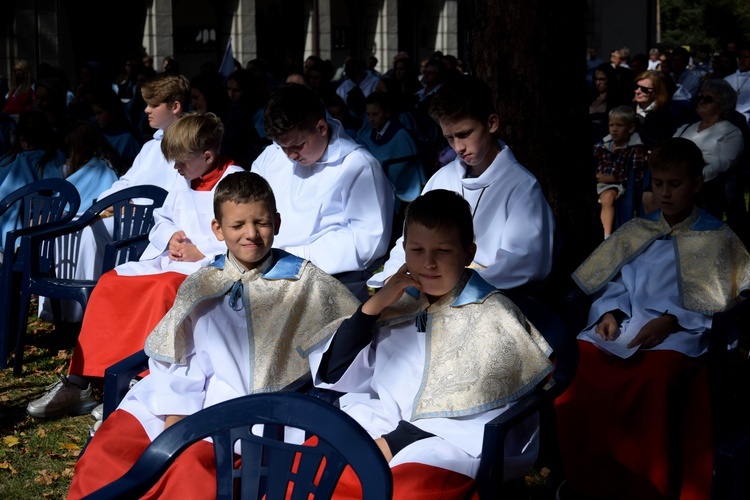 Błogosławieństwo ceremoniarzy w Limanowej