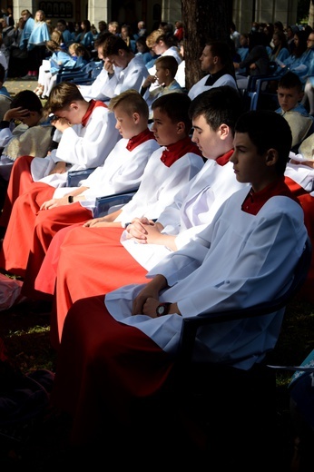 Błogosławieństwo ceremoniarzy w Limanowej