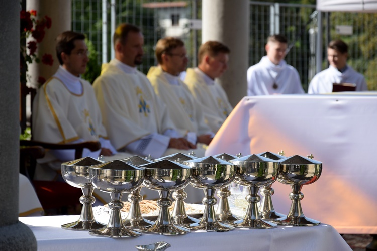 Błogosławieństwo ceremoniarzy w Limanowej