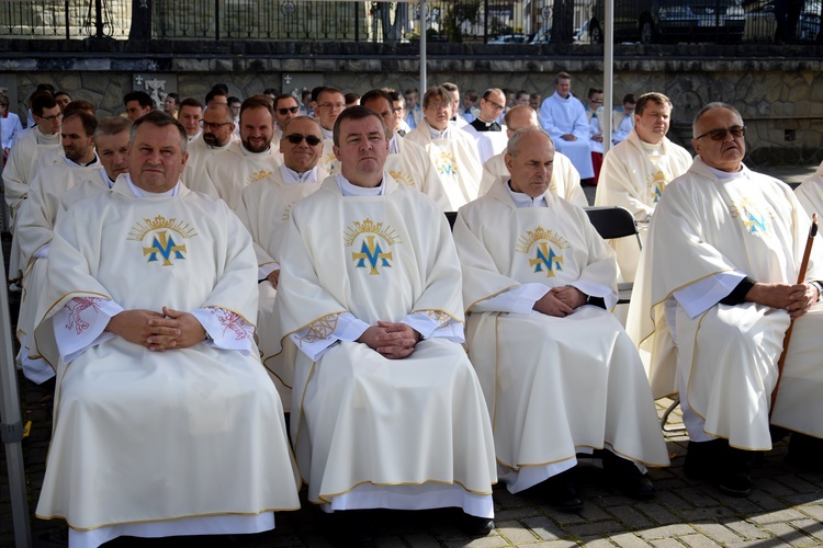 Błogosławieństwo ceremoniarzy w Limanowej