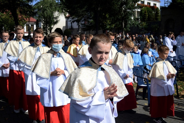 Błogosławieństwo ceremoniarzy w Limanowej