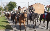 Konna procesja z kościoła w Ostropie