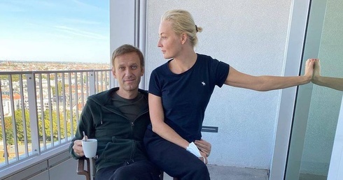 Jedno z ostatnich wspólnych zdjęć z żoną Julią, jakie Aleksiej Navalny zamieścił w social mediach.