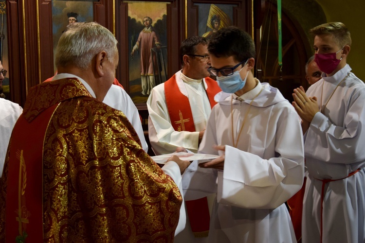 Stary Sącz. Błogosławieństwo ceremoniarzy