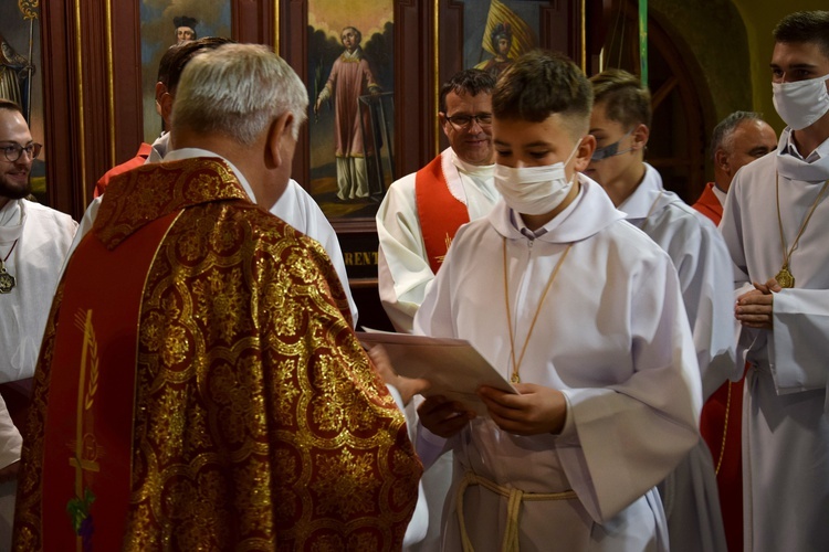 Stary Sącz. Błogosławieństwo ceremoniarzy