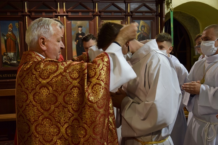 Stary Sącz. Błogosławieństwo ceremoniarzy
