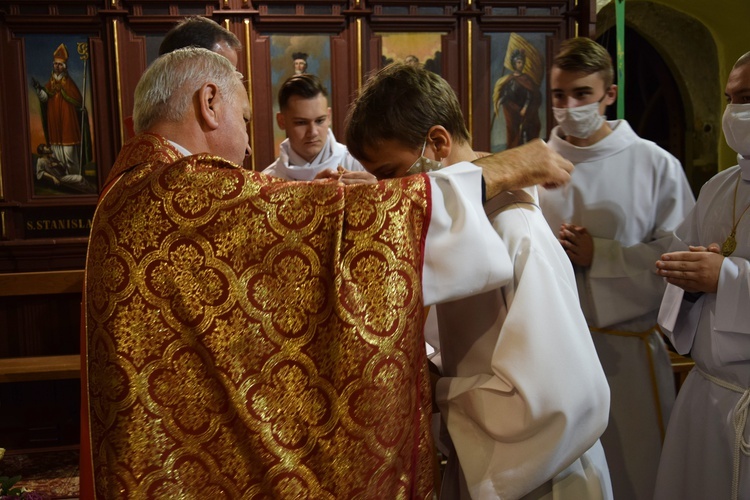 Stary Sącz. Błogosławieństwo ceremoniarzy