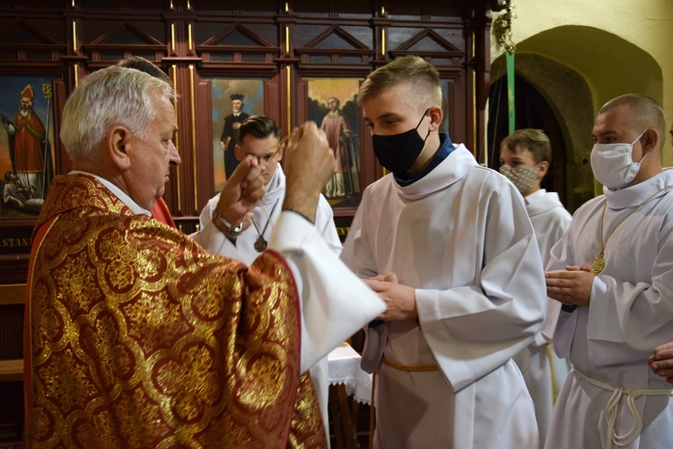 Stary Sącz. Błogosławieństwo ceremoniarzy