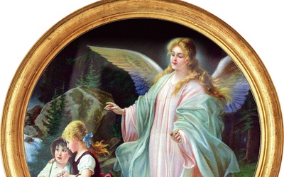 Anioł Stróż opiekujący się dziećmi jest popularnym motywem w sztuce.