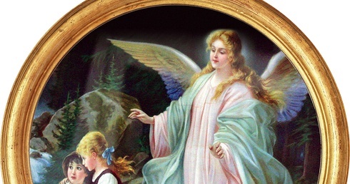 Anioł Stróż opiekujący się dziećmi jest popularnym motywem w sztuce.