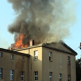 Pożar szkoły katolickiej w Lublińcu