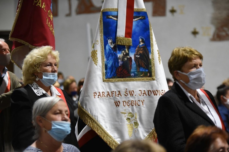 Pielgrzymka Straży Honorowej NSPJ do Biadolin