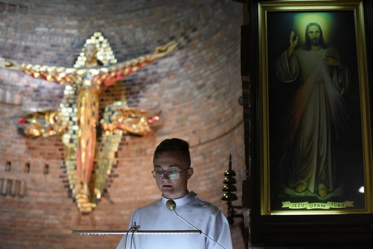 Pielgrzymka Straży Honorowej NSPJ do Biadolin