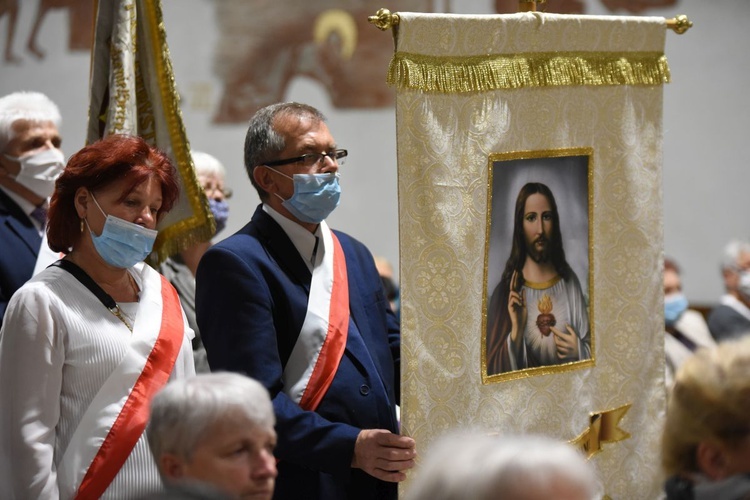 Pielgrzymka Straży Honorowej NSPJ do Biadolin
