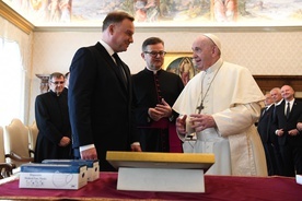 Podczas spotkania prezydenta Andrzeja Dudy z papieżem Franciszkiem