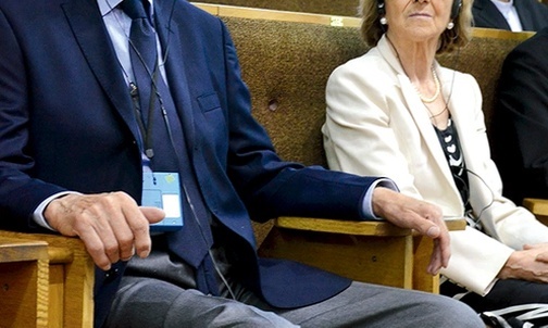 Maria Teresa i Ruggero Badano, rodzice Chiary opowiadali o niej w Lublinie.