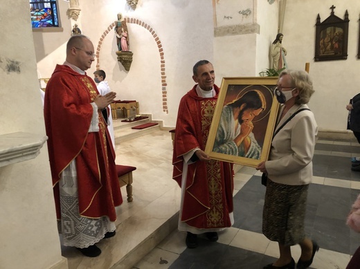 Inauguracja peregrynacji ikony Pana Jezusa w parafii św. Jerzego w Cieszynie 
