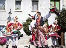 Na bardzkim rynku artyści nagrywali m.in. tradycyjne tańce.