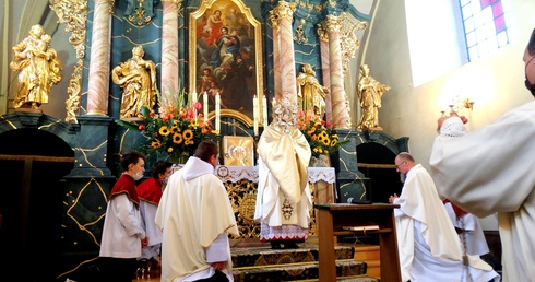 W sanktuarium św. Franciszka z Asyżu w Jutrzynie