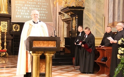 Nabożeństwu przewodniczył abp Stanisław Budzik.