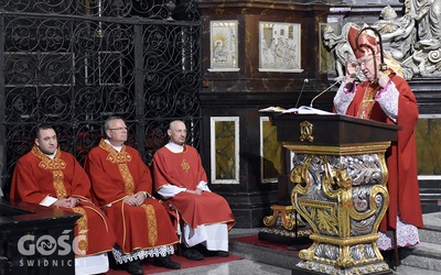 Mszy św. odpustowej w katedrze przewodniczył bp Ignacy Dec.