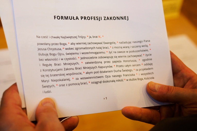 Obrady 30. Kapituły Prowincjalnej Zakonu Braci Mniejszych Kapucynów