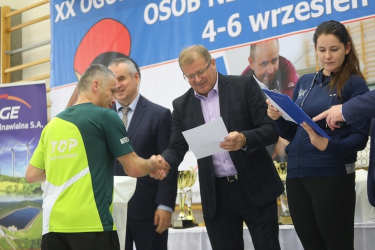 20. Ogólnopolski Turniej Tenisa Stołowego Osób Niepełnosprawnych - Łodygowice 2020