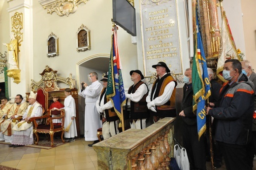 Pielgrzymka hodowców gołębi i orkiestr kalwaryjskich