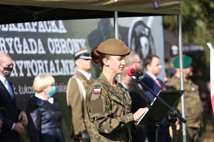 Przysięga terytorialsów w Dębicy