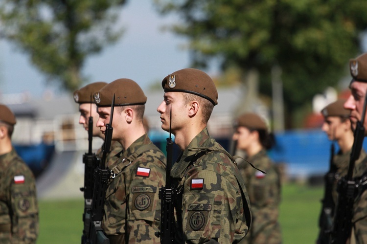 Przysięga terytorialsów w Dębicy