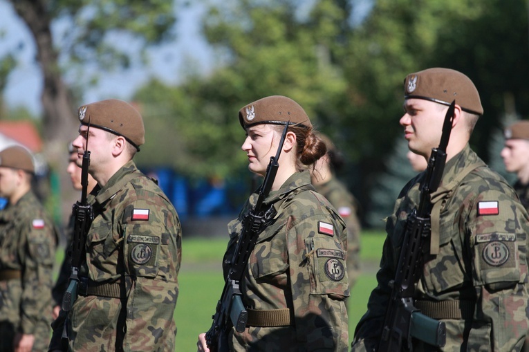 Przysięga terytorialsów w Dębicy