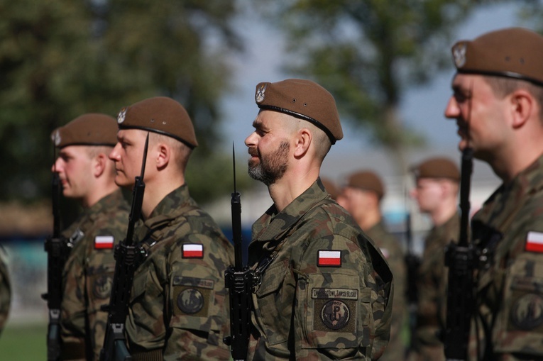 Przysięga terytorialsów w Dębicy