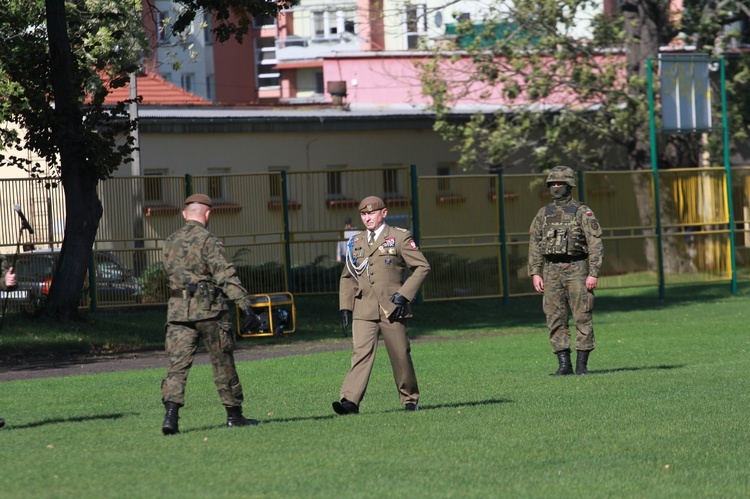 Przysięga terytorialsów w Dębicy