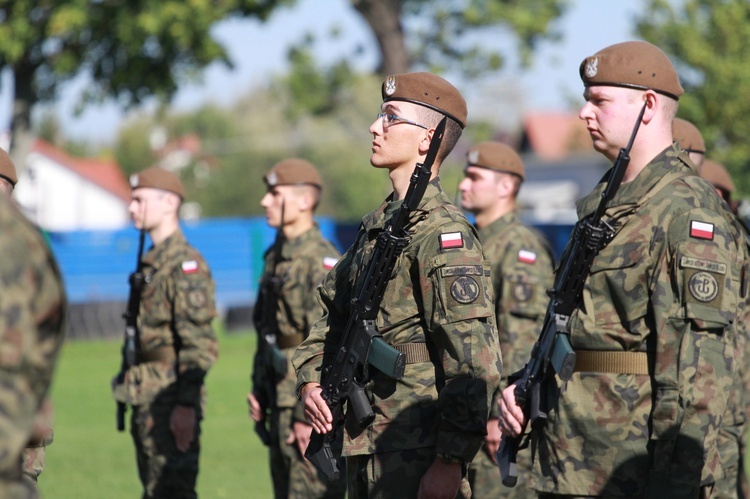 Przysięga terytorialsów w Dębicy