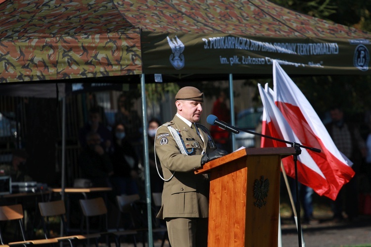 Przysięga terytorialsów w Dębicy