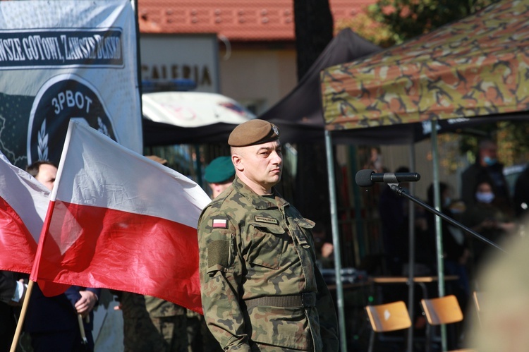 Przysięga terytorialsów w Dębicy