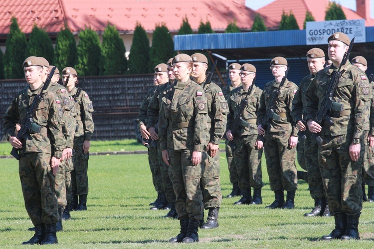 Przysięga terytorialsów w Dębicy