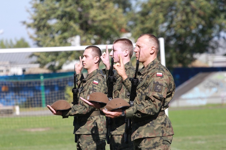 Przysięga terytorialsów w Dębicy