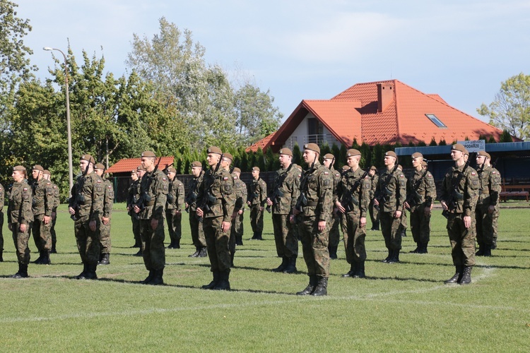 Przysięga terytorialsów w Dębicy