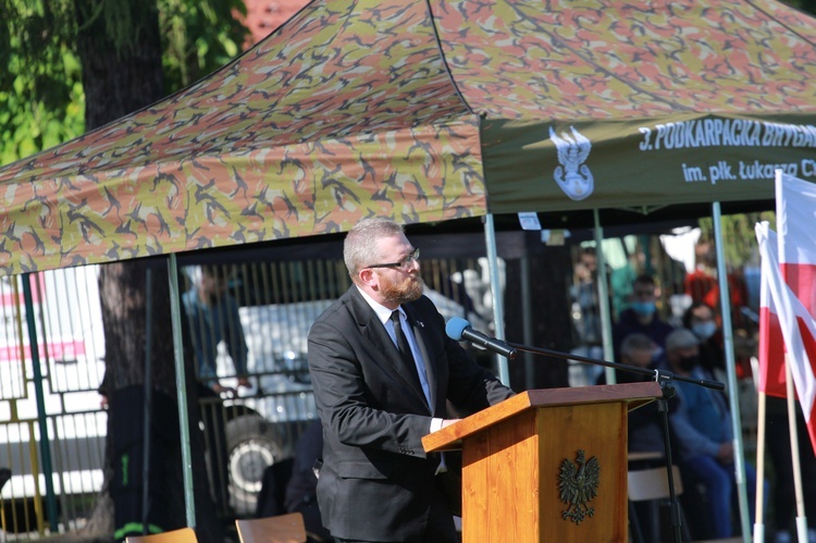 Przysięga terytorialsów w Dębicy