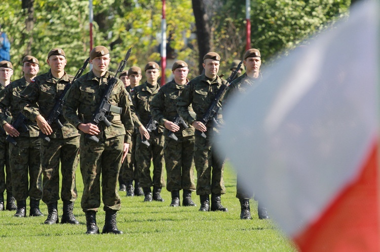 Przysięga terytorialsów w Dębicy