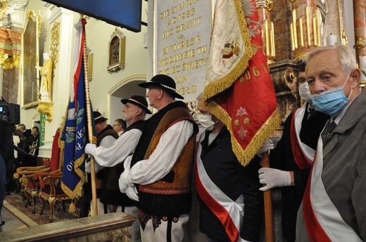 Pielgrzymka hodowców gołębi i orkiestr kalwaryjskich