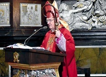 ▲	Mszy św. odpustowej w katedrze przewodniczył bp Ignacy Dec.