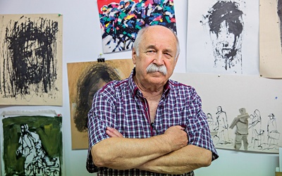 Bogusław Lustyk (ur. w 1940 r.) uprawia malarstwo, rzeźbę i grafikę użytkową.